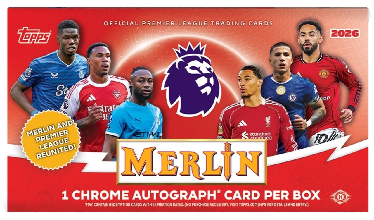 2026 TOPPS Merlin Premier League Hobby Box - Walmart.com