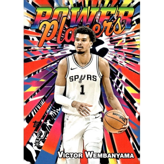 2025-26 Topps Power Players #PP-15 Victor Wembanyama San Antonio Spurs  NBA Basketball Trading Card