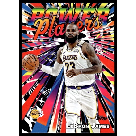 2025-26 Topps Power Players #PP-7 LeBron James Los Angeles Lakers  NBA Basketball Trading Card