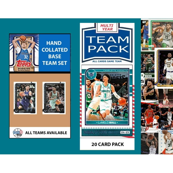 2025-26 Topps Team Set + Multi Pack Charlotte Hornets 2025 2024 Lamelo Ball