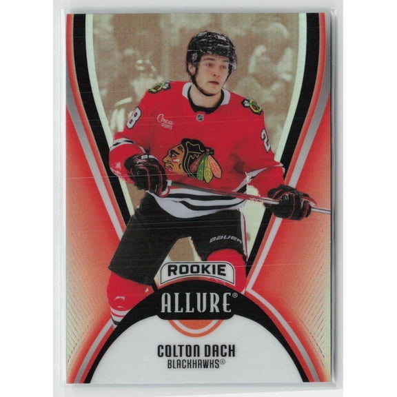 2025-26 Upper Deck Allure Colton Dach #125 Red Rainbow Rookie
