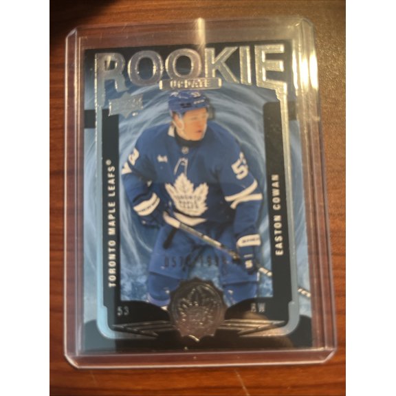 2025-26 Upper Deck Easton Cowan #RU-42 [Base] Rookie Insert Leaf