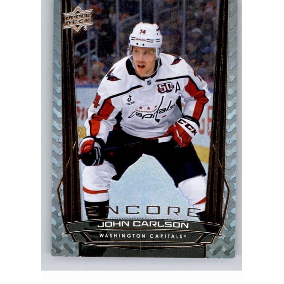 2025-26 Upper Deck Encore #E-95 John Carlson Washington Capitals  Series 1 NHL Hockey Trading Card