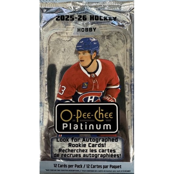 2025/26 Upper Deck O-Pee-Chee Platinum Hockey Hobby Pack