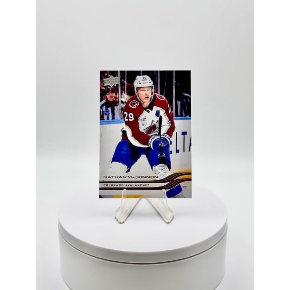 2025-26 Upper Deck Series 1 Hockey Base Nathan MacKinnon #42 Colorado Avalanche