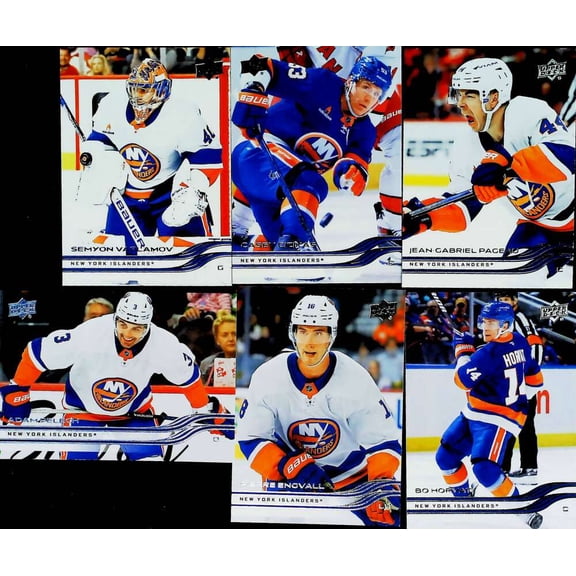 2025-26 Upper Deck Series 1 New York Islanders Base No SP Team Set of 6 Cards (All Cards Are Shown in Photo)  All Cards Pack Fresh, Hand Collated, Nea