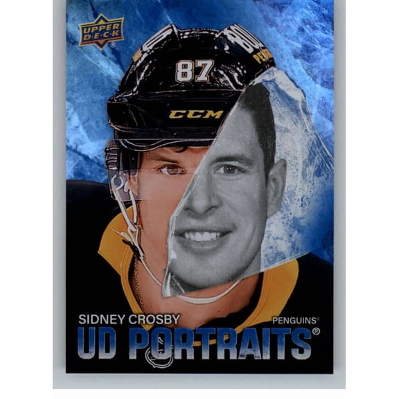 2025-26 Upper Deck UD Portraits #P-33 Sidney Crosby Pittsburgh Penguins Series 2 NHL Hockey Trading Card