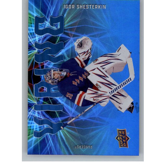 2025-26 Upper Deck Vibing #VB-23 Igor Shesterkin New York Rangers Series 2 NHL Hockey Trading Card