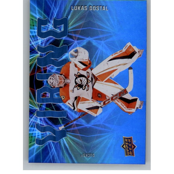 2025-26 Upper Deck Vibing #VB-25 Lukas Dostal Anaheim Ducks Series 2 NHL Hockey Trading Card