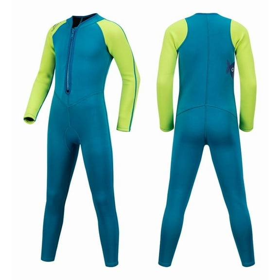 2025 2mm long sleeve diving suit. one-piece sun protective wetsuit for snorkeling and swimming