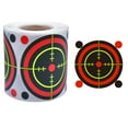 thumbnail image 1 of Color-Changing Splatter Target Stickers, Fluorescent, Self-Adhesive, for Shooting Practice and Airsoft, 1 of 9