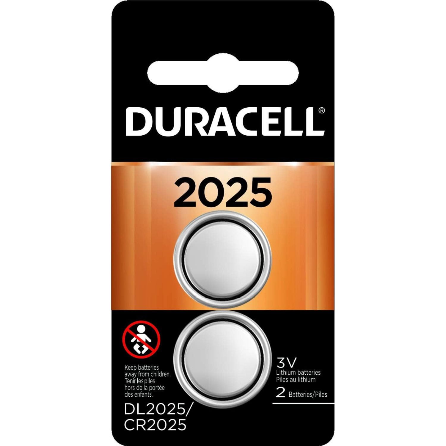 2025 3V Lithium Coin Battery Long Lasting Battery 2 Count 2Pack