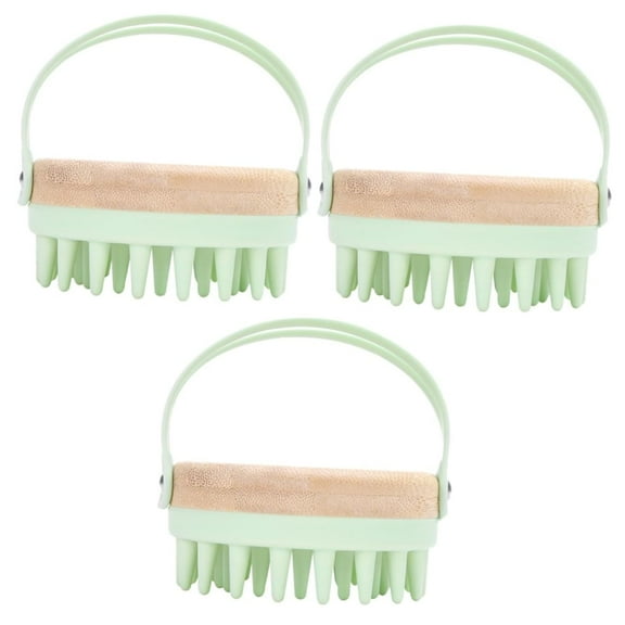 2025  3pcs Shampoo Scalp Massager Comb Brush Bath Shower Scrubber for Healthy Scalp Care