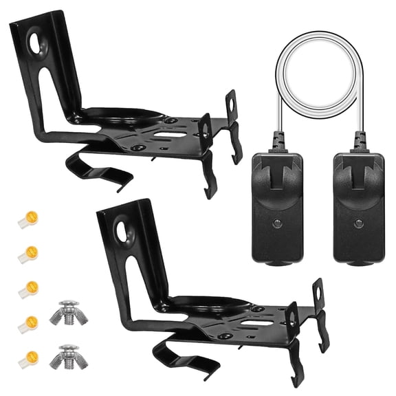 2025  41A5034 Safety Sensor Kit(with Bracket) with Liftmaster/Chamberlain/Craftsman/Raynor/Sears Sears Garage Door Opener Made After 1997, Replace G801CB-P, Safety Sensors Beam Eyes