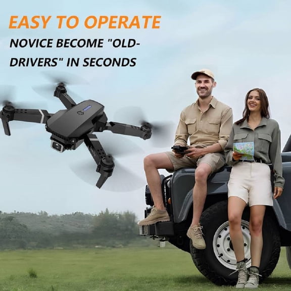 2025 4K Camera Drone W/4 Batteries - Foldable Quadcopter with Height Hold, App Control, And Obstacle Avoidance for Outdoor Flying - Perfect Gift for Halloween, Christmas, And New Year Celebrations