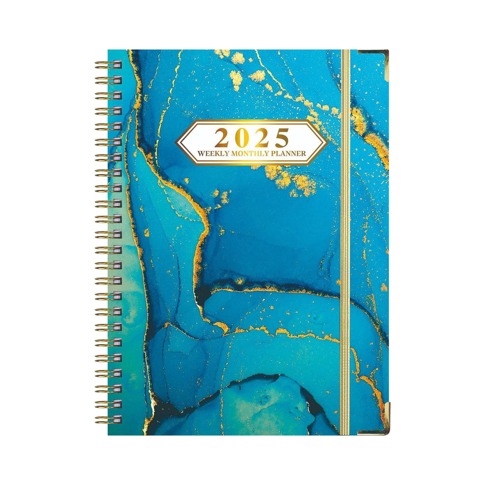 2025 A5 Planner with Dividers Coil Notebook for Efficient Yearly Planning 2025 English