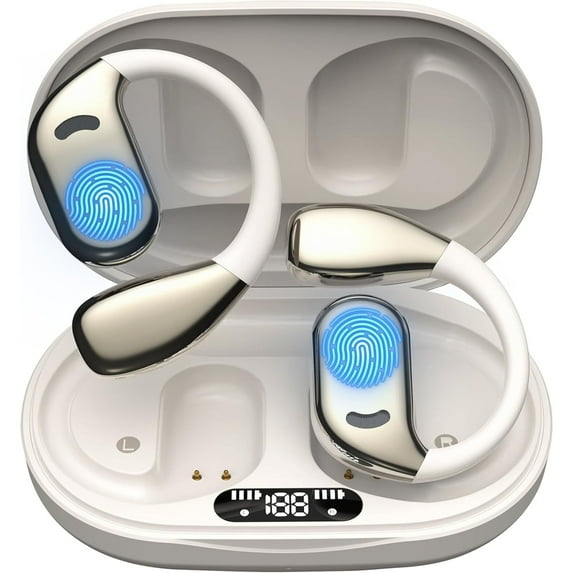 2025 AI Language Translator Earbuds Real Time OWS 3-in-1 Translation Earphones 144 Languages & Accents Bluetooth 5.4 Headphones and Long Battery Life Ideal for Travel and Business Headsets