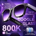 thumbnail image 1 of 2025 AI Smart Glasses feature 8GB large memory and 8MP camera. Supporting 100+ language translation, wireless calls and music, the dual-lens set is a great Halloween and Christmas gift., 1 of 8