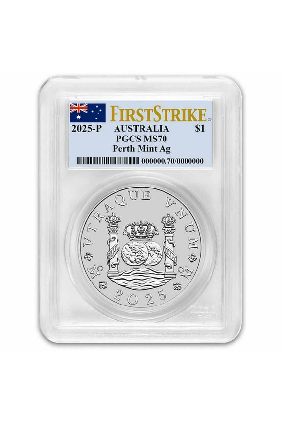 2025 AUS 1 oz Silver Proclamation Ann. Pillar Dollar MS-70 FS