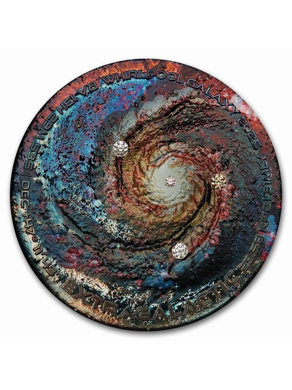 2025 AUS 5 oz Silver Colorized Extragalactic Antiqued (Box & COA)