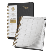 2025 Academic Planner - DoDoMagxanadu 6.1" x 8.5"  Monthly Planner ,Spiral Bound with Tabs, Jan 2025 - Dec 2025