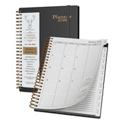 DoDoMagxanadu 2026 Academic Planner, 6.1" x 8.5" Monthly Planners & Appointment Book, Spiral Bound with Tabs,Jan 2026 - Dec 2026