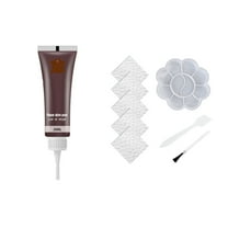 2025 Advanced Leather Repair Gel,Leather Repair Kit for Car Seat Vinyl Repair Kit, Multifunctional Leather Repair Kit for Car Seat Couch and Jacket Repair Kit,Brown