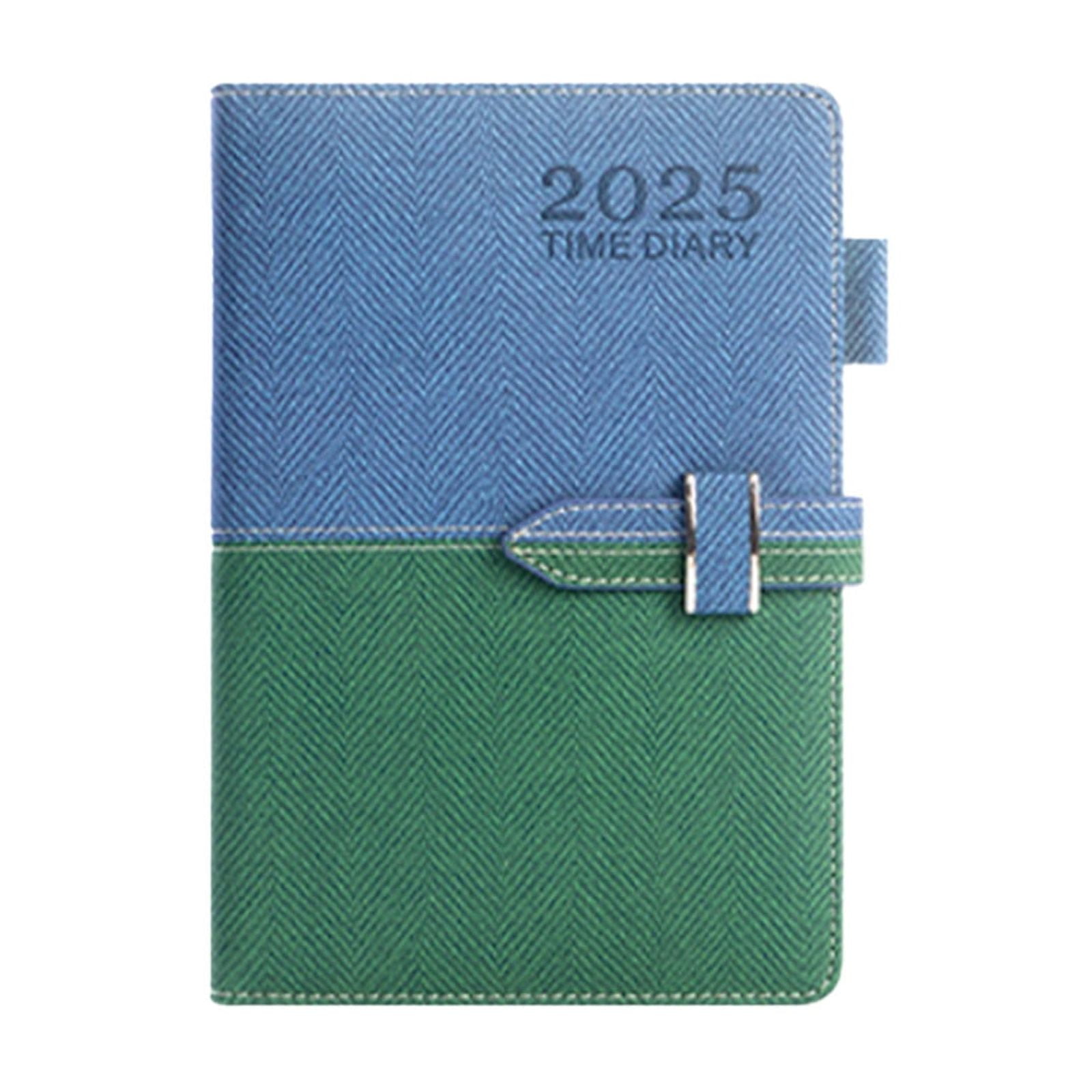 2025 Agenda Book Efficiency Manual Year Month Week Planner Notepad