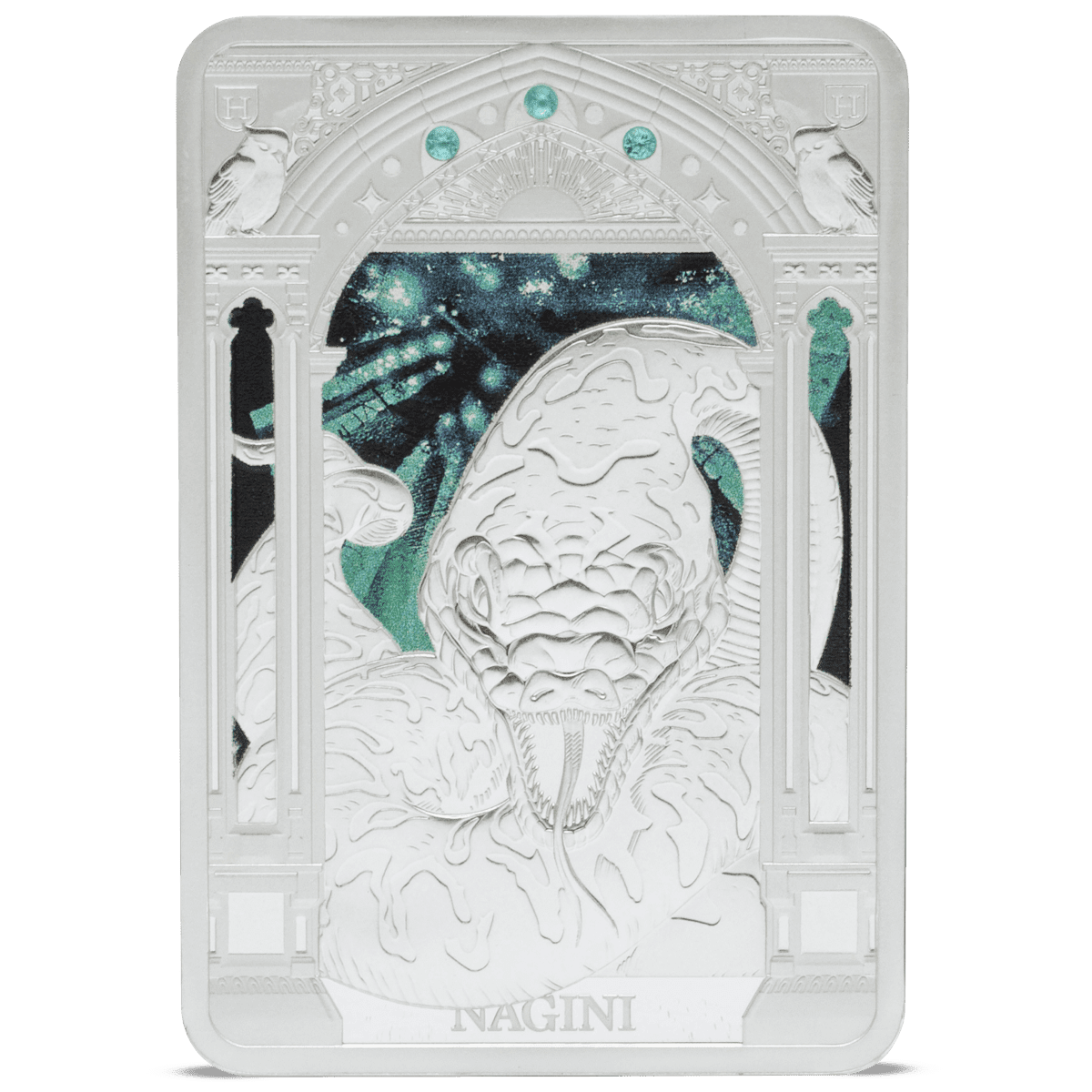 2025 Agoro Harry Potter Magical Creatures: Nagini 1 oz Colorized Silver ...