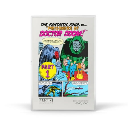 2025 Agoro Marvel Comix Fantastic Four #5 1 oz Colorized Silver Foil