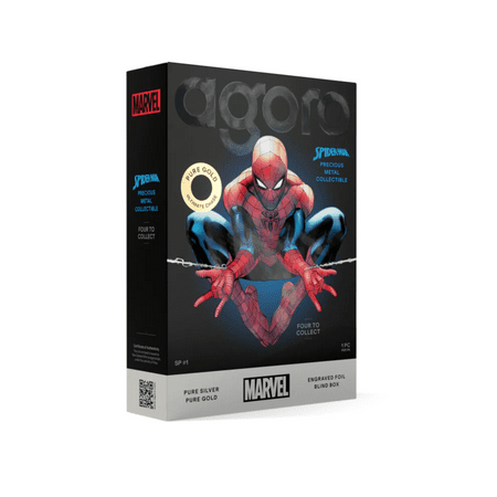 2025 Agoro Marvel Spider Man - Blind Box 5 Gram Engraved Foil