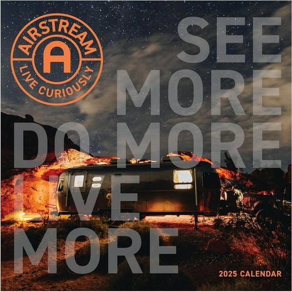 TF Publishing, Airstream Live Riveted 2025 Wall Calendar