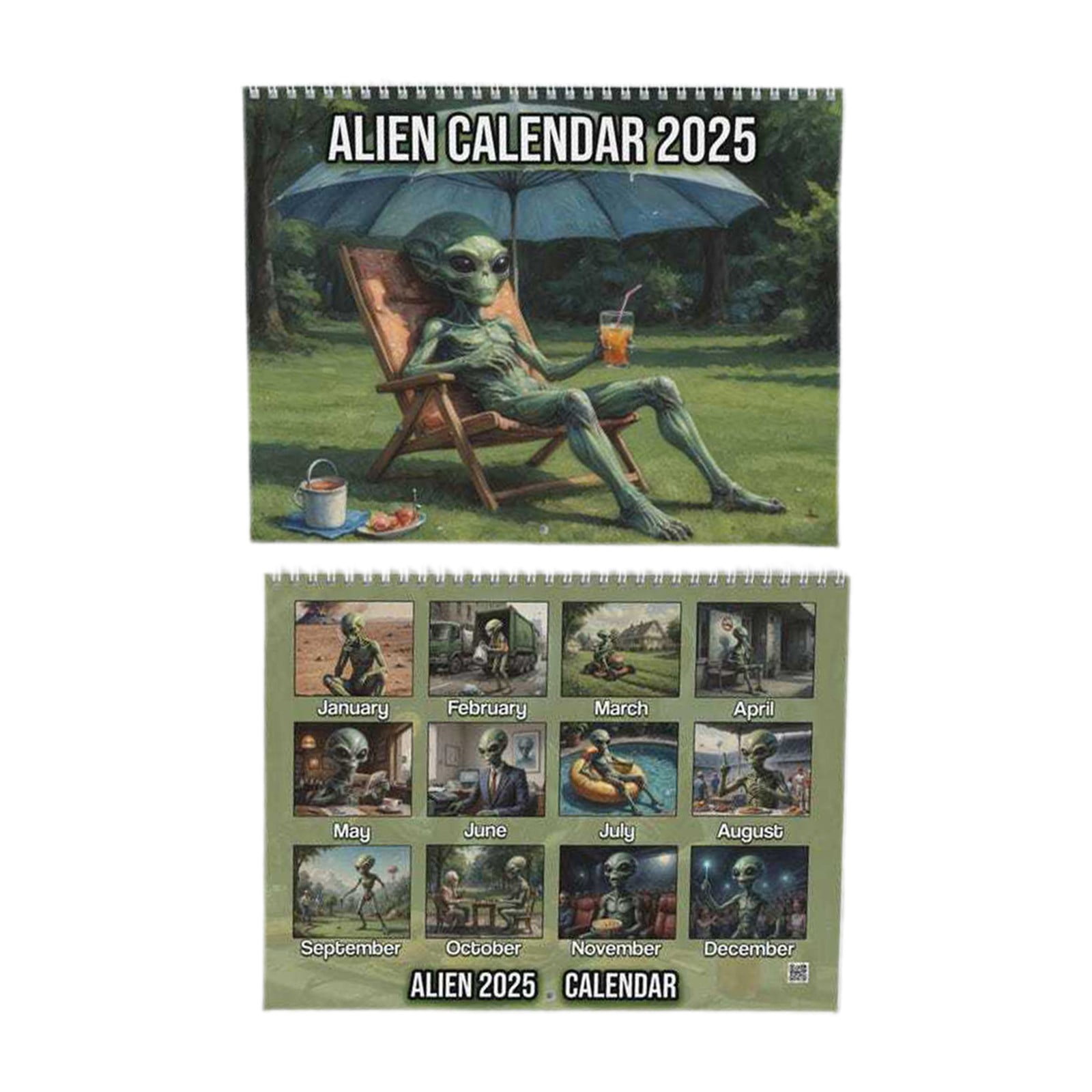 2025 Aliens In Our Midst Monthly Wall Calendar What Life Would Be