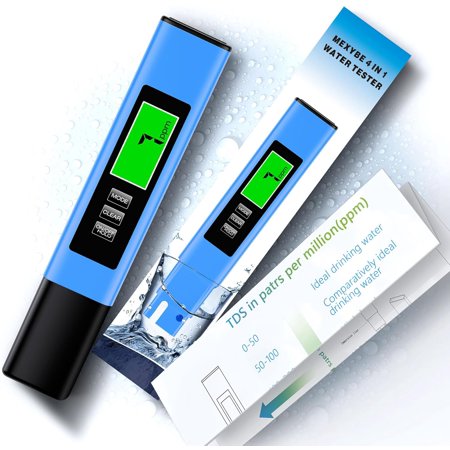 2025 All-New 4 in 1 Tds Meter Digital Water Tester - Accurate and Reliable TDS EC & Temp(°C,°F) Meter - 0-9990ppm - Professional Testing for Drinking Water, RO/DI System, Aquariums etc