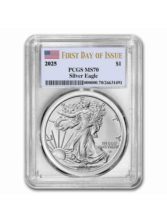 2025 American Silver Eagle MS-70 PCGS (First Day of Issue)