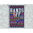 thumbnail image 1 of 2025 April & May Hands Off Protest Signs, Social Security And Medicare Protest Flag Vivid Color Fade Resistant Polyester Room Decor Indoor Outdoor(Without Flagpole), 1 of 5