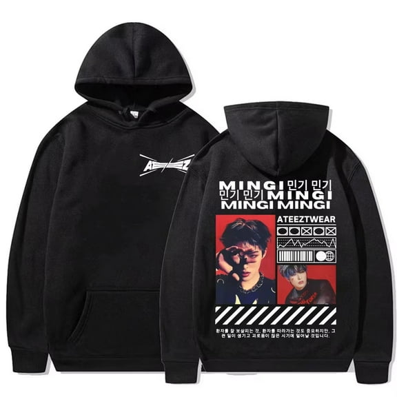 2025 Ateez World Tour Towards The Light: Will To Power Hoodies Unisex Fashion Sweatshirt Pullover Casual Streetwear