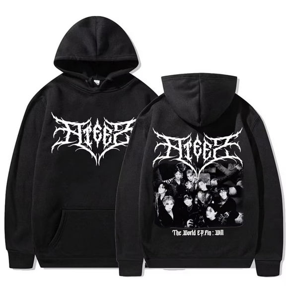 2025 Ateez World Tour Towards The Light: Will To Power Hoodies Unisex Fashion Sweatshirt Pullover Casual Streetwear