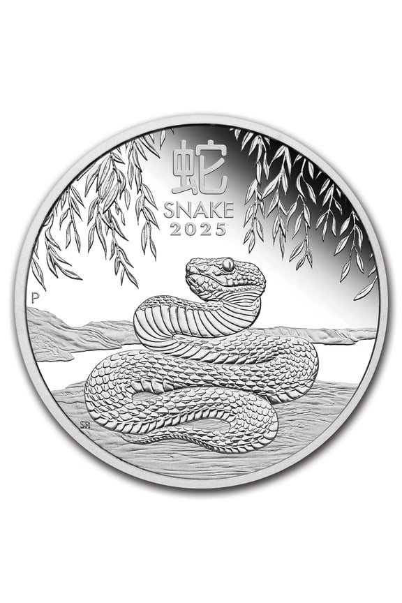 2025 Australia 1/2 oz Silver Lunar Snake Proof (w/Box & COA)