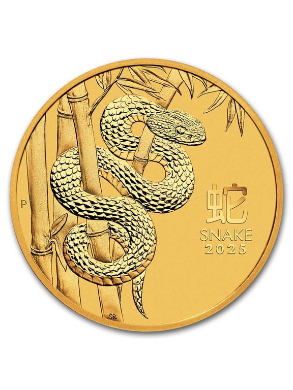2025 Australia 1/4 oz Gold Lunar Snake BU (Series III)