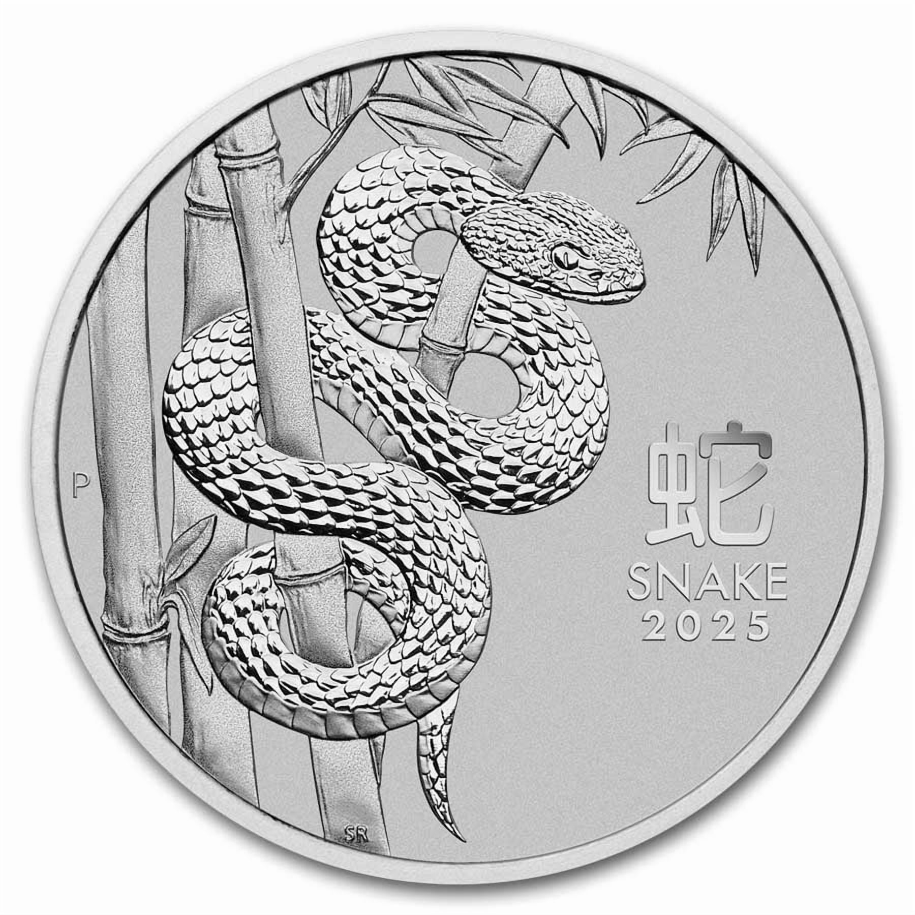 2025 Australia 1 oz Platinum Lunar Snake BU (Series III)