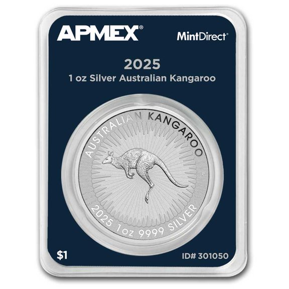 2025 Australia 1 oz Silver Kangaroo (MintDirect Single)