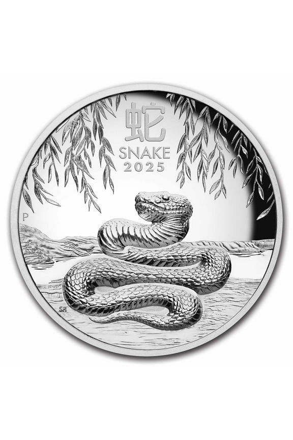 2025 Australia 1 oz Silver Lunar Snake Proof (HR, Box & COA)