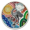 thumbnail image 1 of 2025 Australia 2 oz Silver Colorized Emu Utingat (Antiqued), 1 of 4