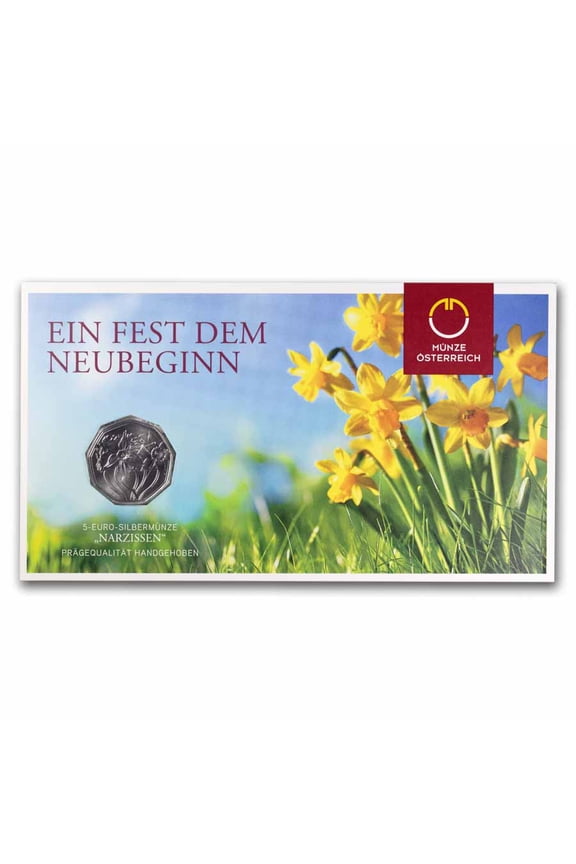 2025 Austria Silver 5 Easter Narcissus