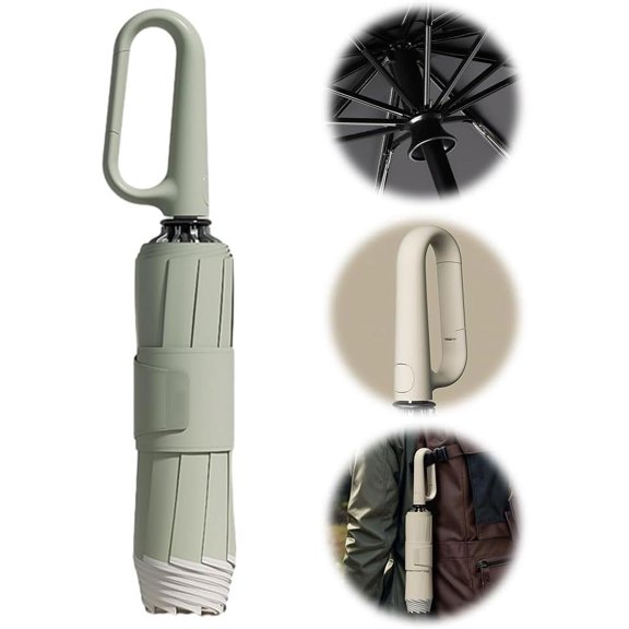 2025 Automatic Folding Umbrella, Reflective Safety Strip