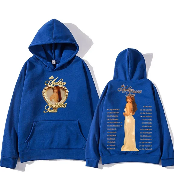 2025 Ayliva New Hooded With Hooded Aesthetic Vintage Sweatshirt Graphic Printing Hooded Clothing Ropa Mujer Hip Hop Pullovers