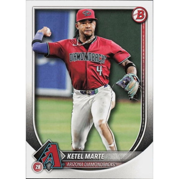2025 BOWMAN #76 KETEL MARTE ARIZONA DIAMONDBACKS
