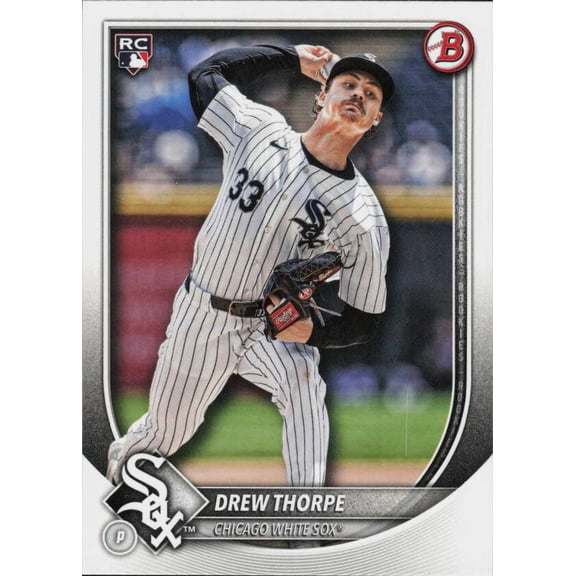 2025 BOWMAN #8 DREW THORPE RC CHICAGO WHITE SOX