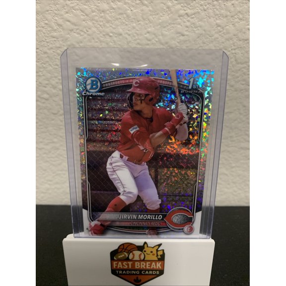 2025 BOWMAN CHROME 1ST MINI DIAMOND REFRACTOR JIRVIN MORILLO #Unspecified Chrome
